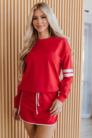 Pip Varsity Stripe Skirt Set