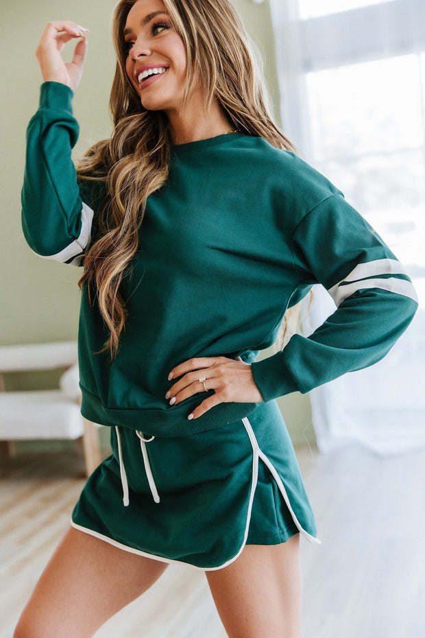 Pip Varsity Stripe Skirt Set