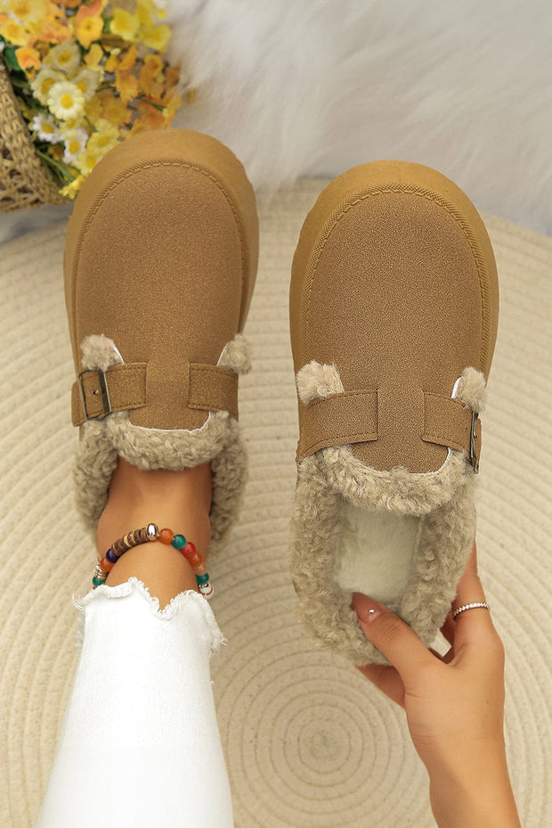 Plush Patched Thermal Slippers | PRE ORDER