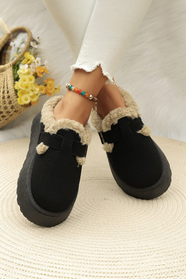 Plush Patched Thermal Slippers | PRE ORDER