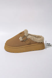 Plush Patched Thermal Slippers | PRE ORDER