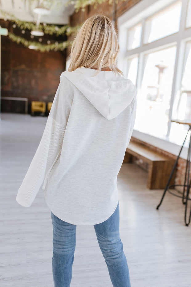 Rachel Hooded Sweater Shacket | S-2XL