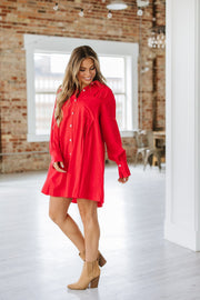 Raelie Button Up Shirt Dress | S-XL | PRE ORDER