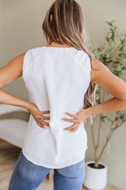 Raelynn V-Neck Knotted Top | DROPSHIP