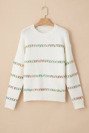 Rafa Cross Stitch Sweater | S-XL