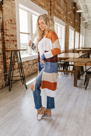 Ramona Knit Color Block Cardigan | S-XL
