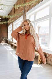 Reese Waffle Knit Button Up | S-XL | PRE ORDER