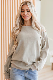 Remington Ribbed Knit Sweatshirt | DROPSHIP