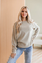 Remington Ribbed Knit Sweatshirt | DROPSHIP