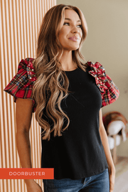 Remmy Pearl Ruffle Sleeve Blouse | DROPSHIP