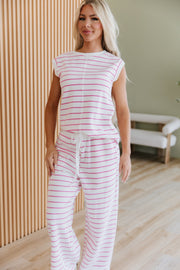 Rhiannon Striped Wide Leg Pant Set