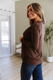 Ribbed Snap Cardigan