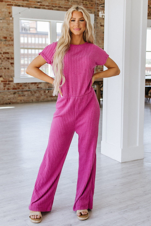 Robyn Ribbed Jumpsuit | S-2XL | PRE ORDER