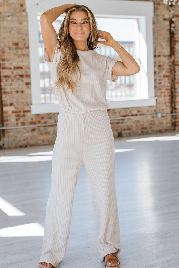 Robyn Ribbed Jumpsuit | S-2XL