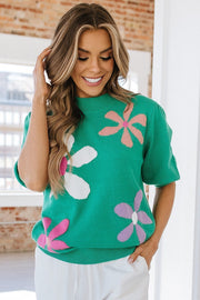 Rocco Floral Knitted Top | DROPSHIP