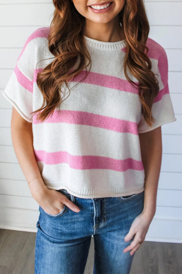 Rochelle Striped Knitted Top