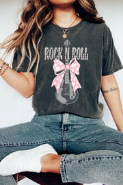 SALE - Rock n Roll Bowknot Graphic Tee | Size Small