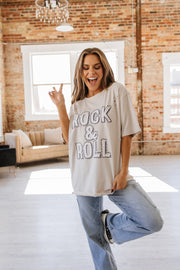 Rock & Roll Graphic Ripped Oversized Tee | S-XL | PRE ORDER