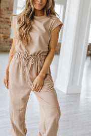 Rogelio Cap Sleeve Jogger Jumpsuit | S-XL