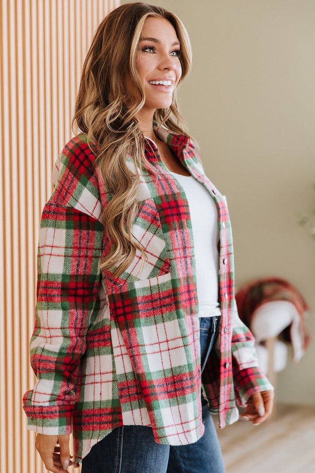 Rosalia Plaid Flannel Shacket | DROPSHIP