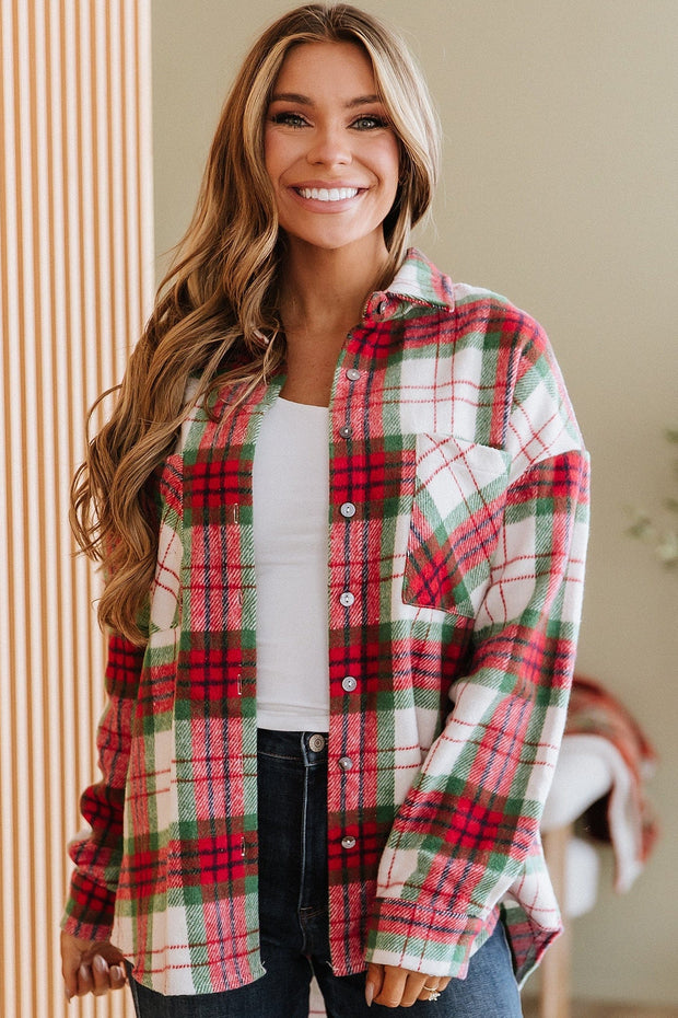 Rosalia Plaid Flannel Shacket | DROPSHIP