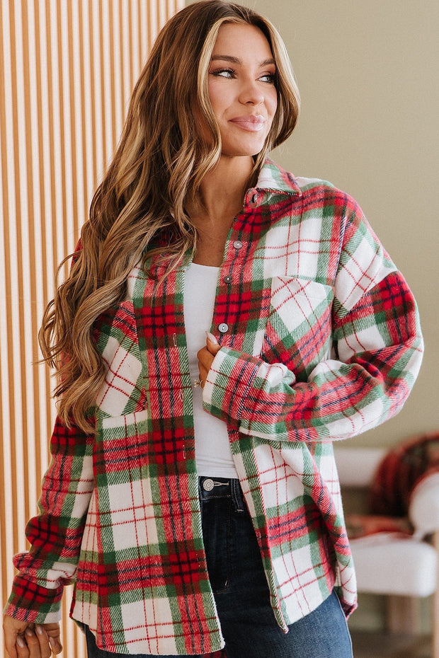 Rosalia Plaid Flannel Shacket | DROPSHIP