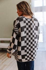 Rosalind Checkered Cardigan | DROPSHIP