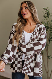 Rosalind Checkered Cardigan | DROPSHIP