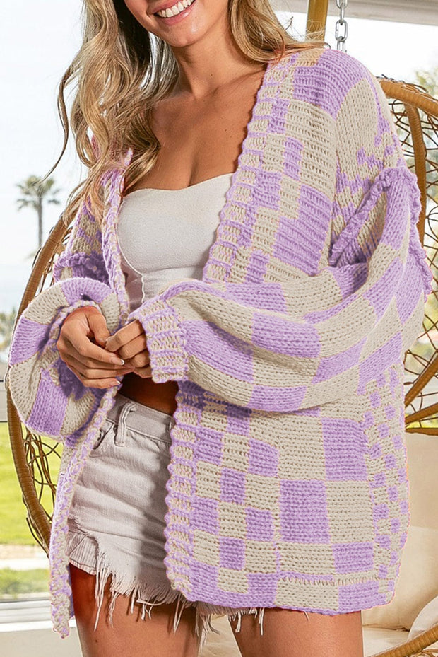 Rosalind Checkered Cardigan | DROPSHIP