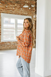 Rylan Oversized Flannel Top | S-XL