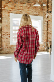 Rylan Oversized Flannel Top | S-XL