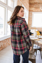 Rylan Oversized Flannel Top | S-XL