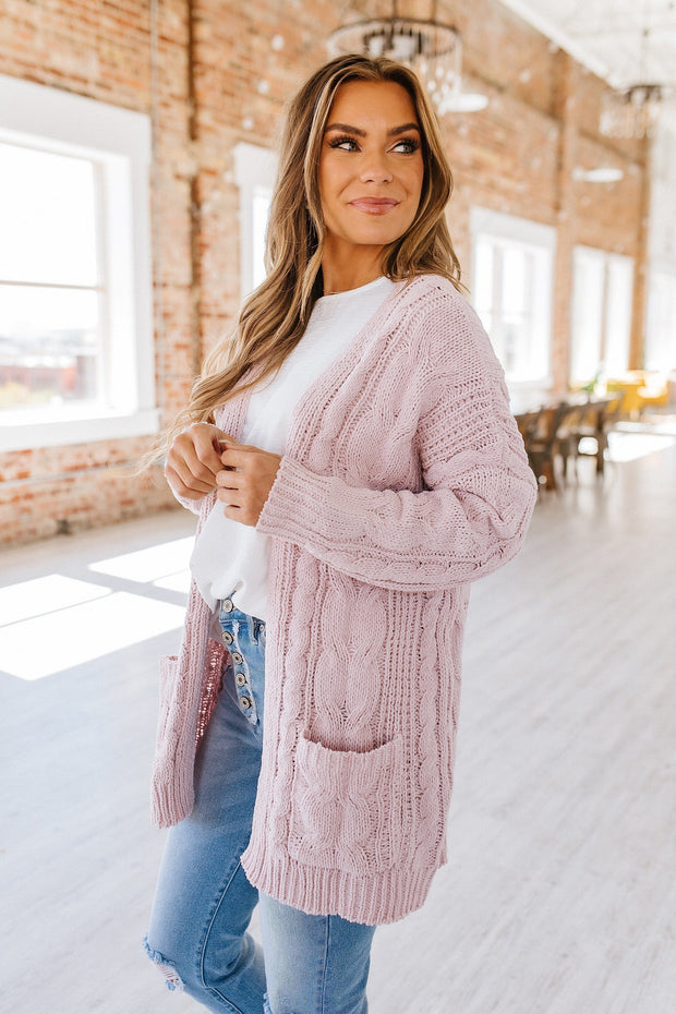 Rylie Cable Knit Cardigan