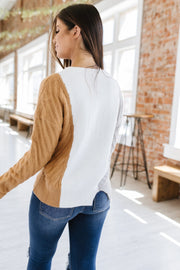 SALE - Andi Colorblock Drop Shoulder Sweater | Size Small