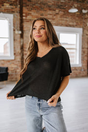 SALE - Birdie Drop Shoulder Top