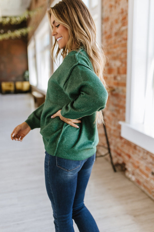 SALE - Colton Front Seam Sweater | S-XL