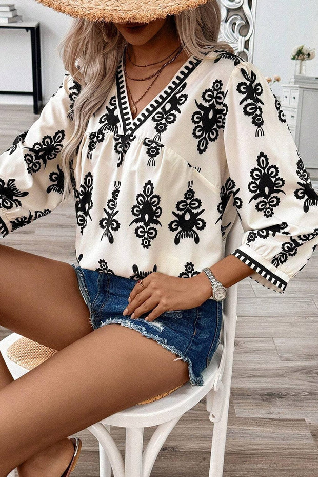 SALE - Kate Puff Sleeve Blouse