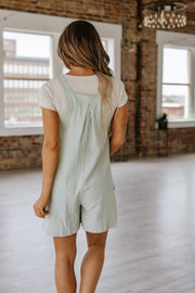 SALE - Lynn Button Strap Romper | S-XL