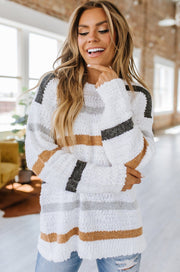 Mckinley Striped Popcorn Sweater | S-XL