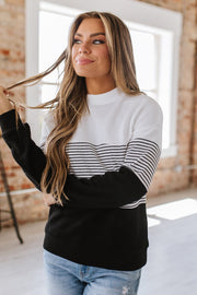 Mock Neck Long Sleeve Top | S-XL