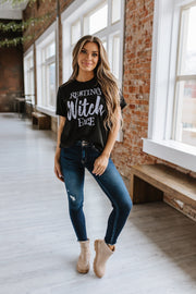 SALE - Resting Witch Face Graphic Tee | S-2XL