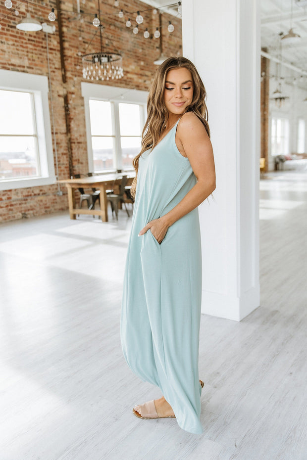 SALE - V-Neck Pocket Maxi