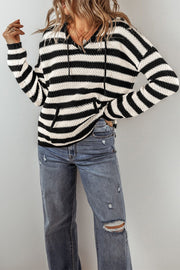 Salem Striped Knit Sweater | S-XL