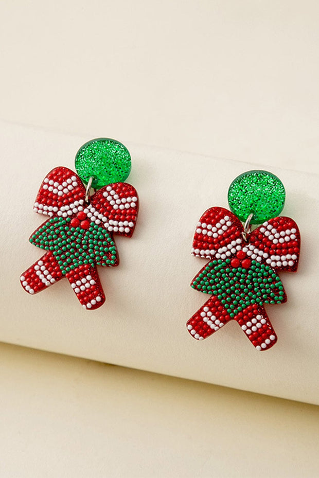 Santa Claus Acrylic Earrings