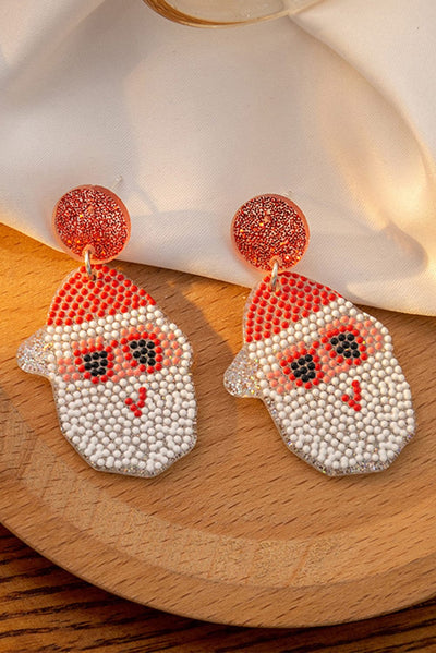 Santa Claus Acrylic Earrings