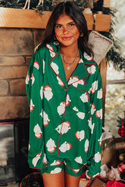 Satin Santa Claus Pajama Set | S-XL