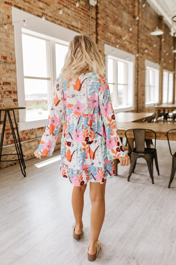 Scarlette Floral Ruffle Dress | S-XL