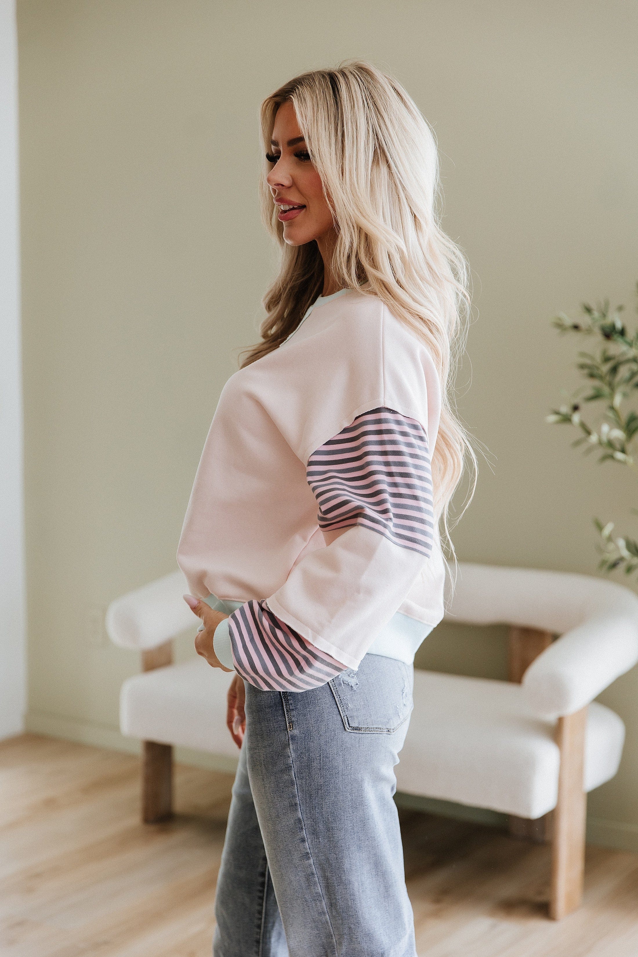 Selva Colorblock Patchwork Long Sleeve | DROPSHIP