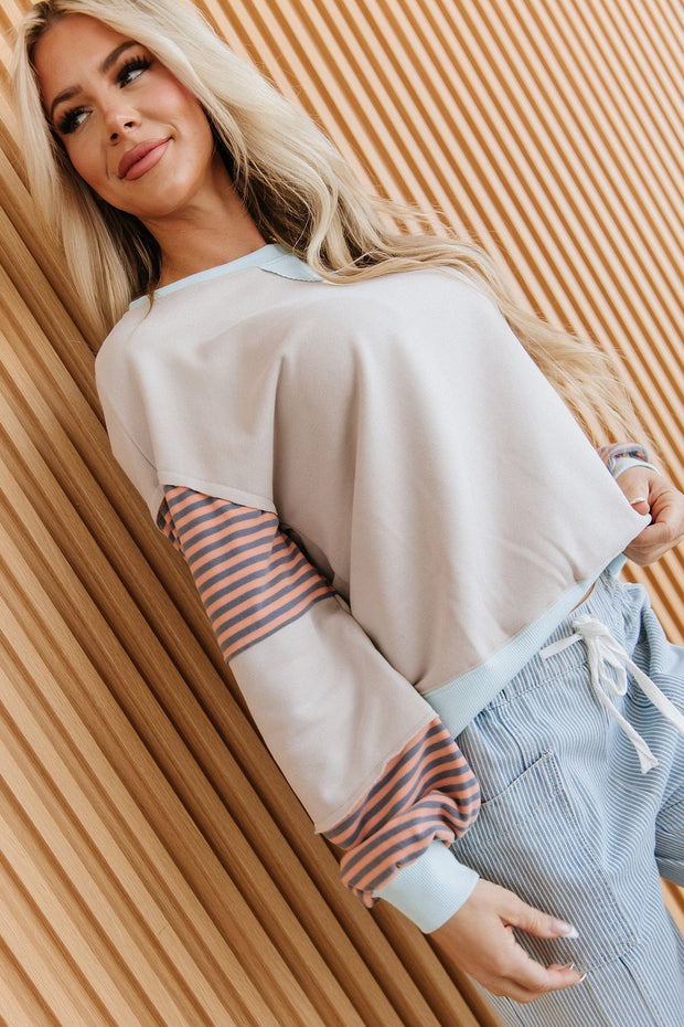 Selva Colorblock Patchwork Long Sleeve | DROPSHIP