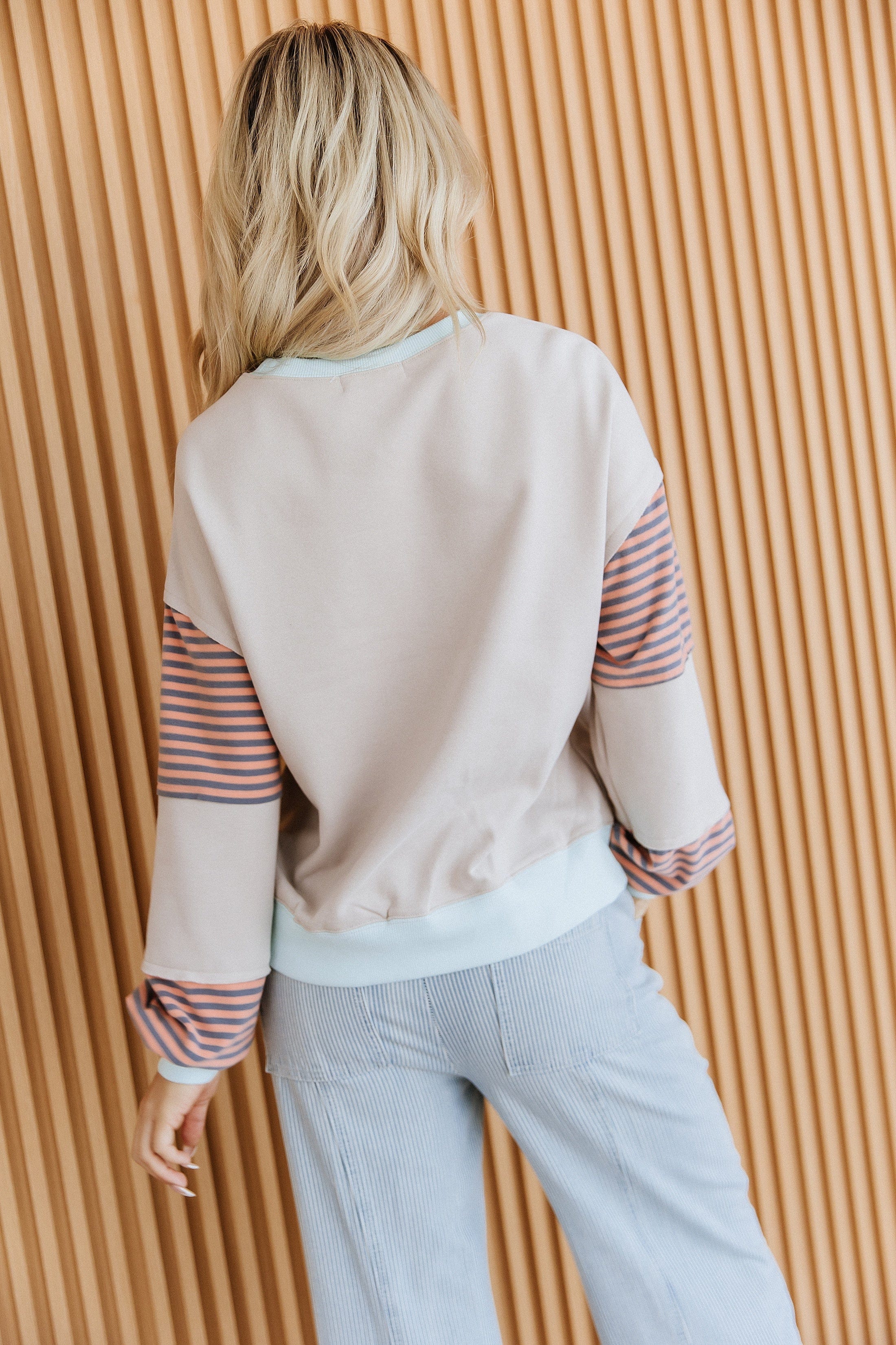 Selva Colorblock Patchwork Long Sleeve | DROPSHIP